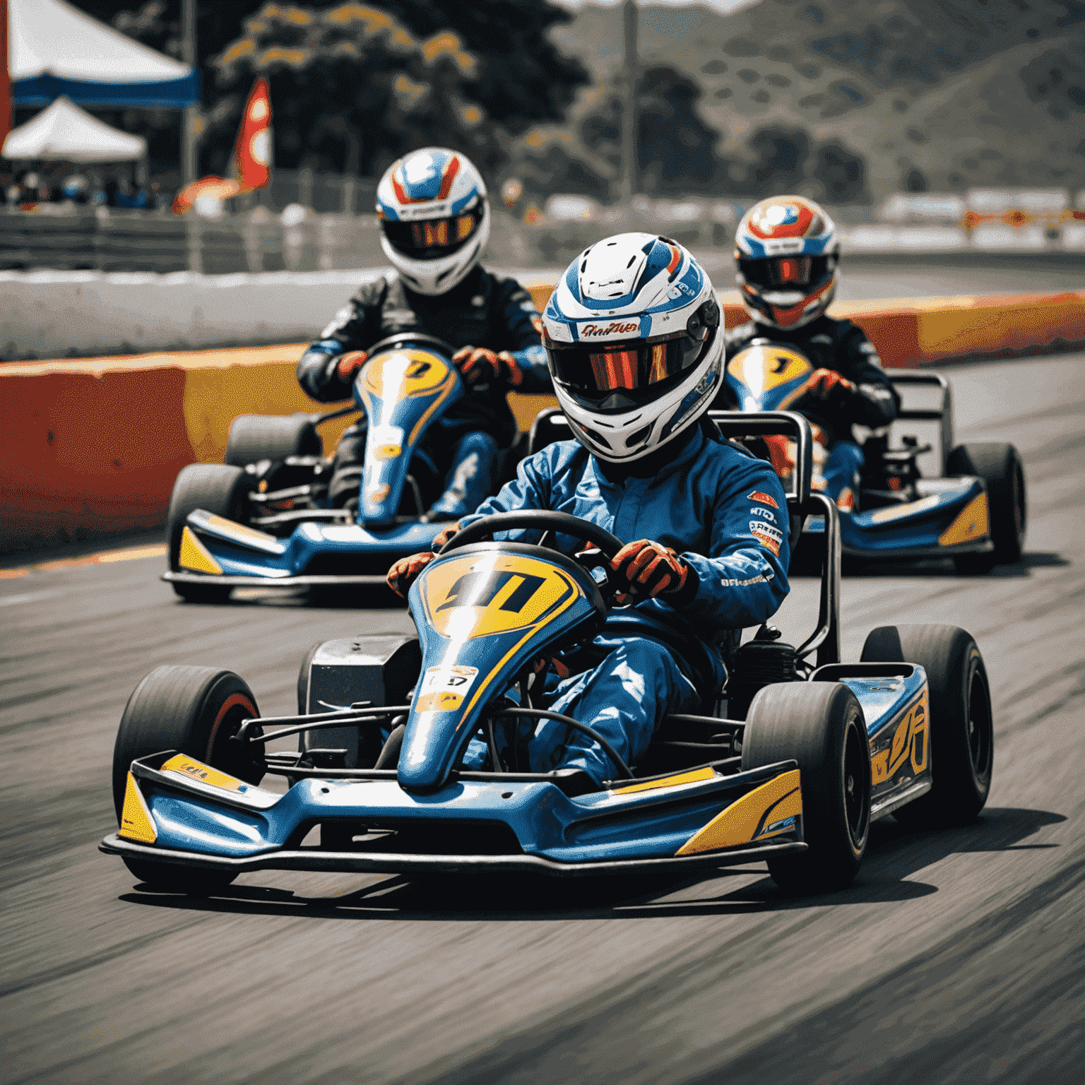 Imagen de go-karts en la pista de Karting 1Win en Perú